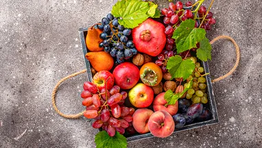 Фруктовые десерты из хурмы, граната, фейхоа и других осенних фруктов