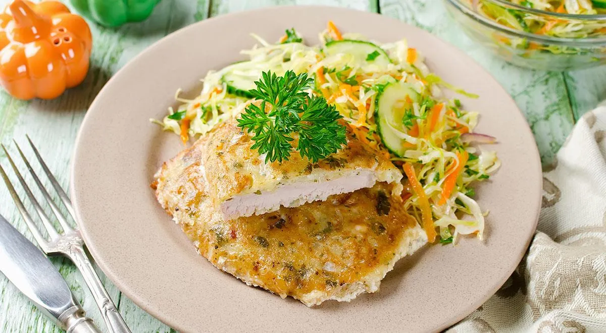 Рецепт кляра на газированной воде для отбивных