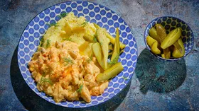 Основное блюдо с камбалой