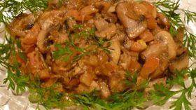 Рецепты с кисломолочными продуктами, маслом растительным и вешенками