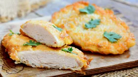Рецепты с мукой, твёрдыми сырами и курятиной