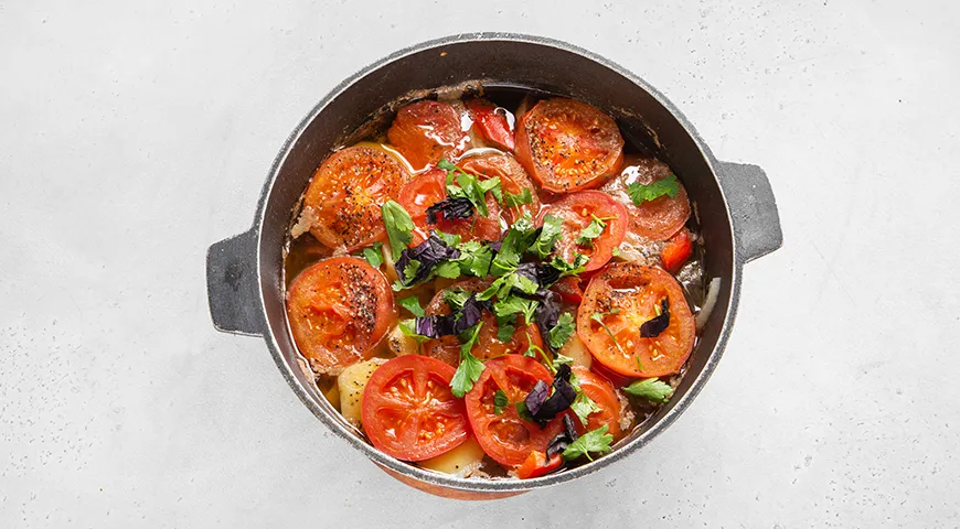 Хашлама с картофелем