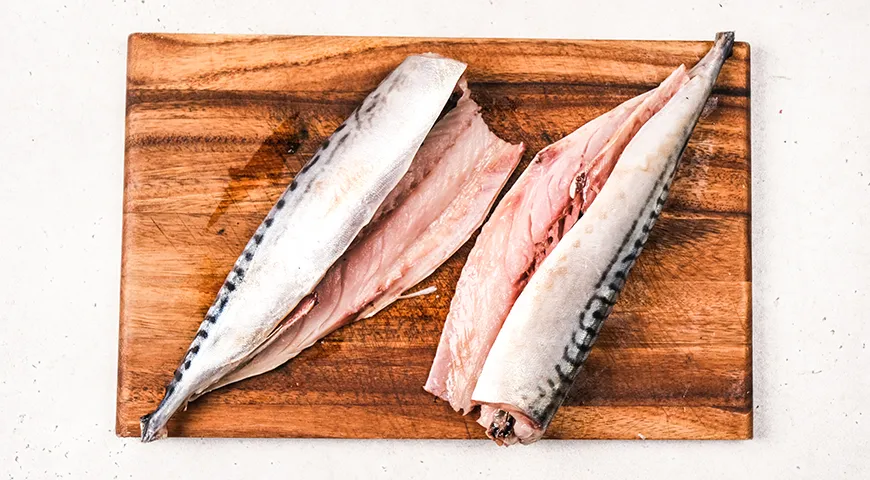 Малосольная пряная скумбрия Мурманское сало