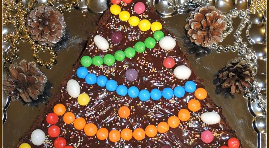Готовим шоколадный торт "Ёлочка"