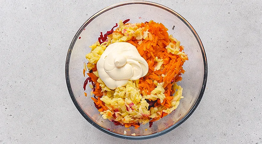 Ленивая селедка под шубой