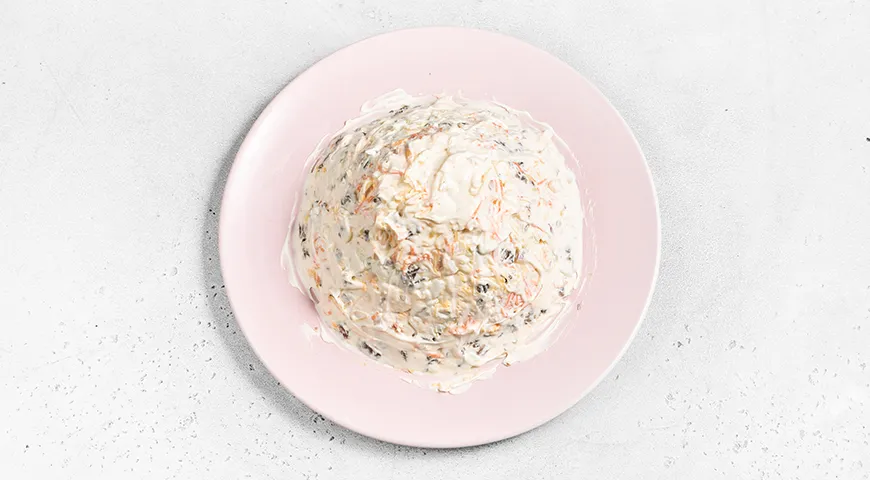 Салат «Красная шапочка» с говядиной и гранатом