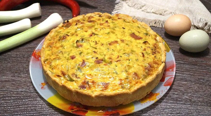 КИШ Лорен классический с луком пореем