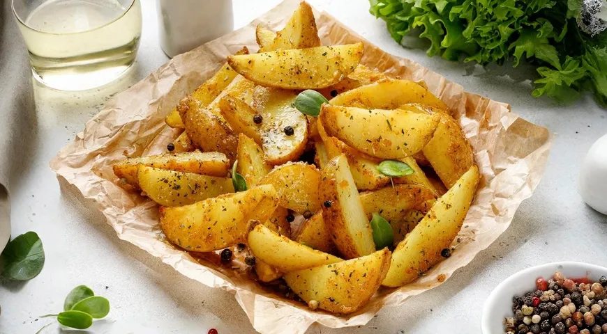 Картошка по-деревенски в аэрогриле