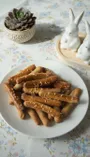 Банановые палочки с кунжутом