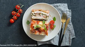 Лазанья с базиликом