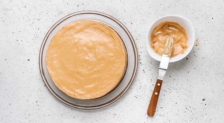 Торт с арахисом и сгущенкой