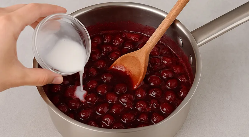 Вишневый пирог на дрожжевом тесте