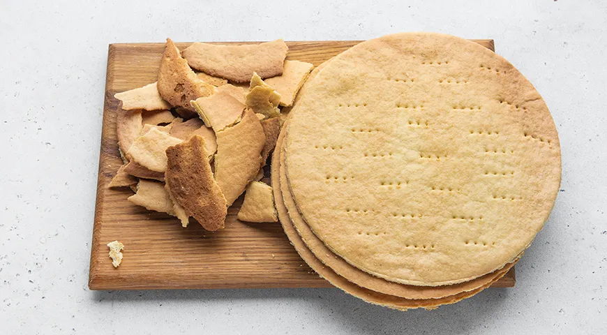 Медовик с бананом