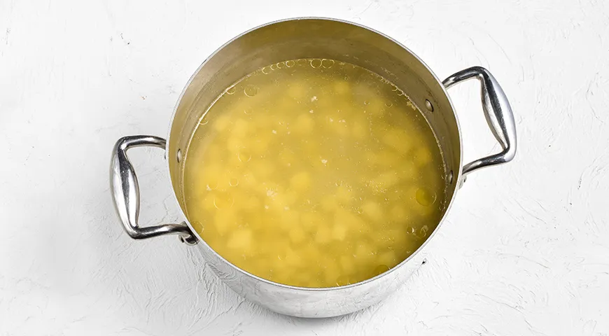 Куриный суп с овсяными хлопьями