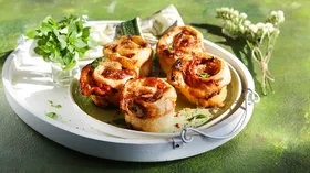 Рецепты с овощами, мукой пшеничной и сыром полутвёрдым