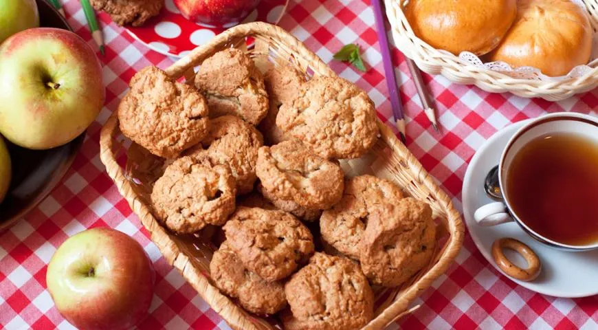 Морковное печенье с грецкими орехами