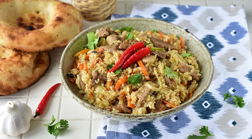 Плов в аэрогриле