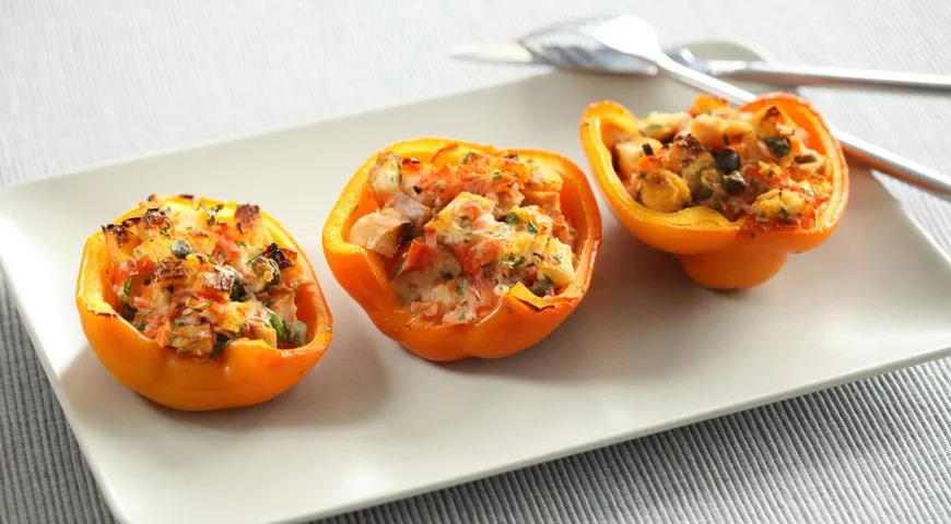 Перцы с мясом и томатами по-итальянски