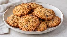 Вкусное рассыпчатое овсяное печенье