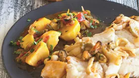 Рецепты с картофелем и кальмарами