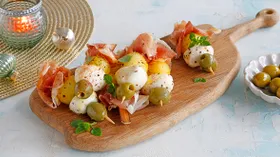 Рецепты с овощами, сырами и оливками