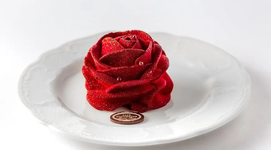 Пирожное «Роза-бордо»