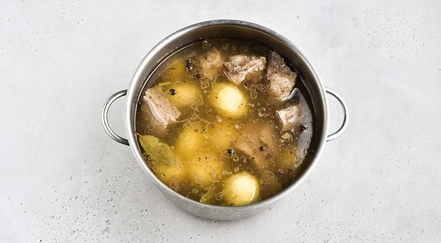 Хашлама из говядины с картошкой