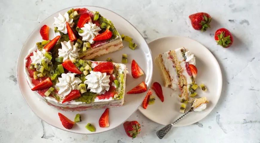 Выпечка с киви