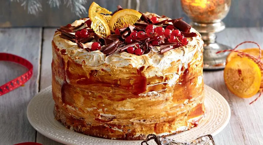 Cherry Crepe Cake - 