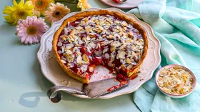 Пирог с миндалём