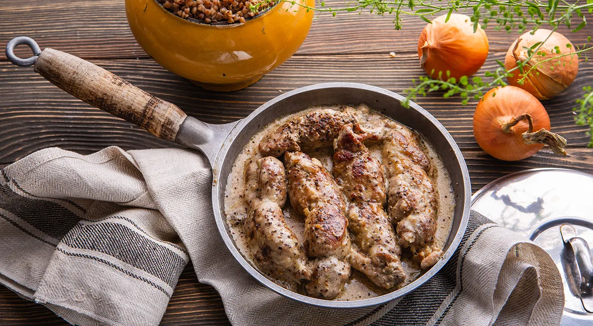 Мясные пальчики из свинины (крученики)