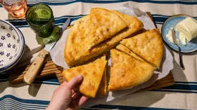 Осетинский пирог с капустой (Кабускаджин)