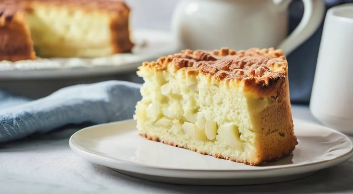 Шарлотка яблочная