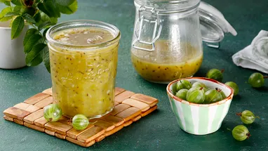 Варенье из крыжовника с лимоном