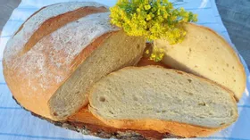Подовый хлеб на простокваше или кефире