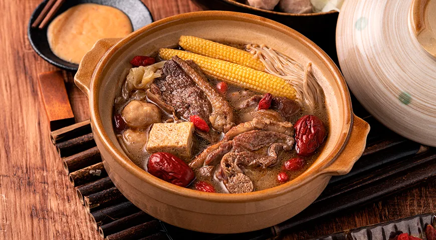 Пряный бульон с глухарем и кореньями
