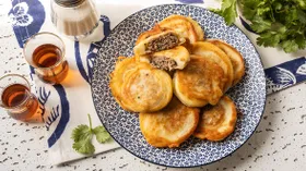 Ленивые беляши на кефире (на сковороде)