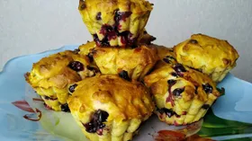 Рецепты с мукой, фруктами и чёрной смородиной