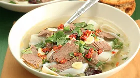 Рецепты с чесноком, имбирём и лапшой рисовой