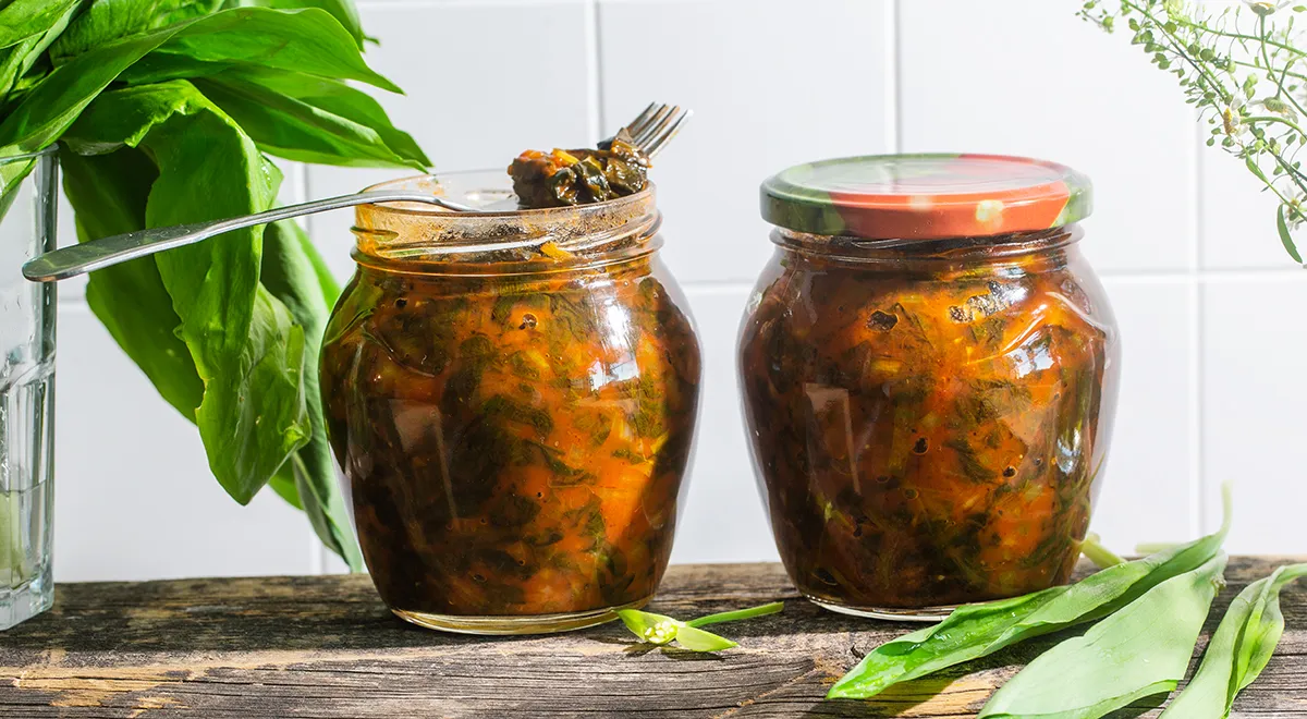 Лечо из черемши