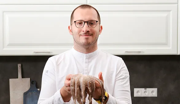 Как приготовить классные блюда с морепродуктами на гриле, секреты шефа Александра Райляна