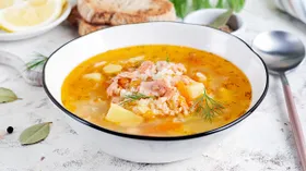 Суп из хребтов красной рыбы