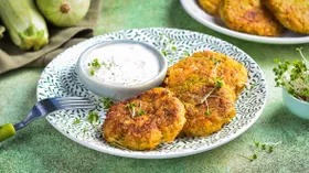 Котлеты из кабачка и картошки