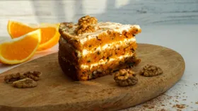 Морковный торт с тыквой