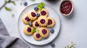 Печенье с вареньем: 9 простых рецептов к чаю и под вино