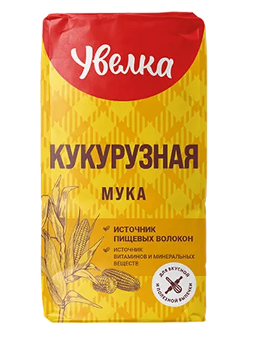 УВЕЛКА Мука кукурузная 500г бум/уп(Злак КХП):4