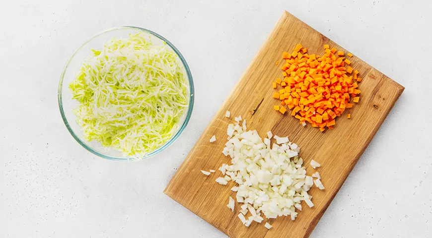 Кабачковый торт с фаршем