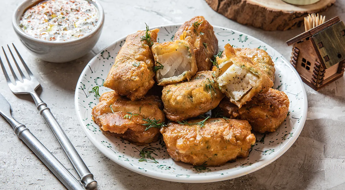 Жареная треска в кляре