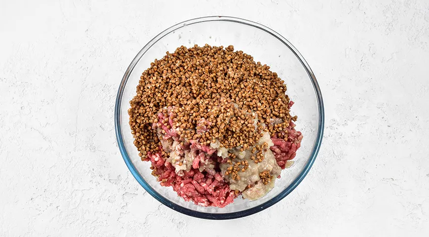 Гречаники с фаршем в духовке