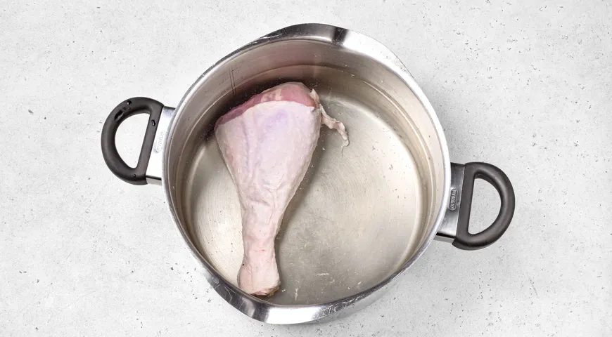 Сырный суп с индейкой